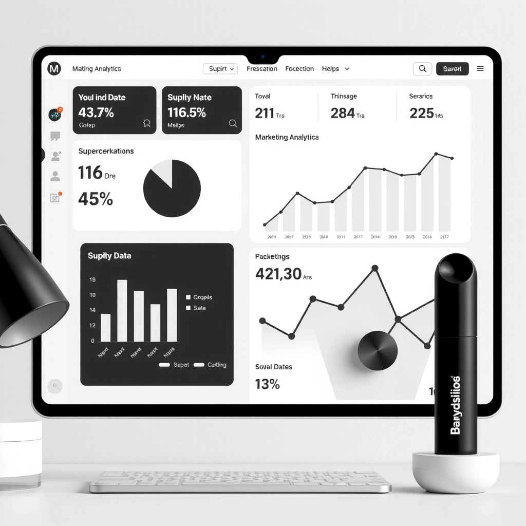 Data-driven marketing analytics dashboard